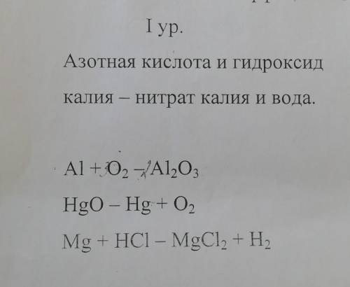 Расставте коффиценты и укажитк тип реакции