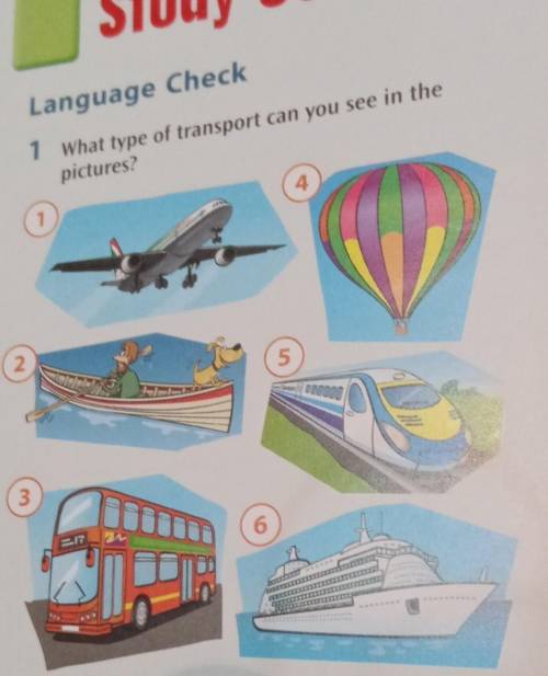 Language Check1 What type of transport can you see in thepictures?