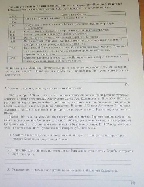 СОЧ ПО ИСТОРИИ КАЗАХСТАНА 