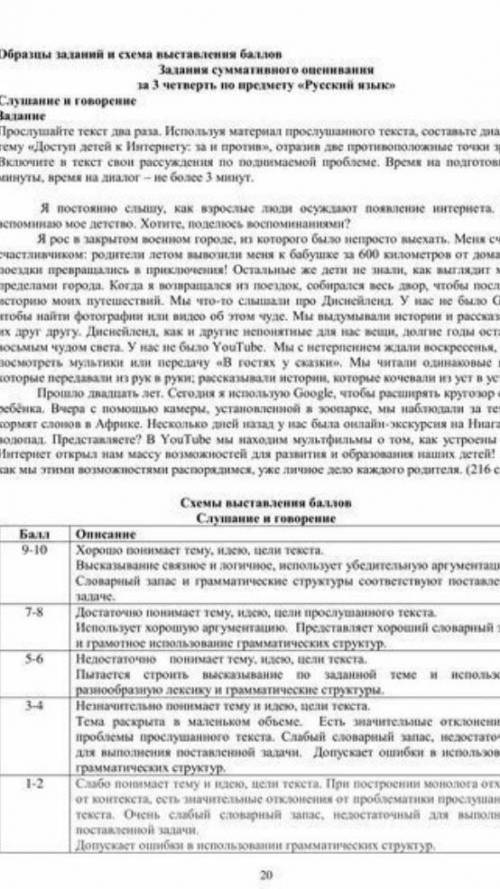 . Соч по русскому 1 задание
