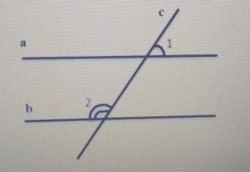 По данным рисунка найдите угол 1 , если a || b, и <2 = 110° 