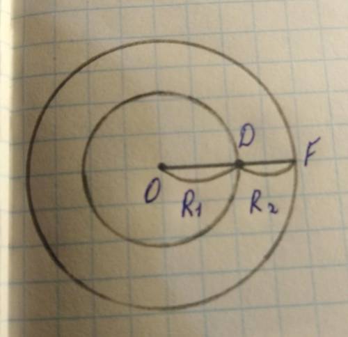 OD+OF=12 смDF=6 см Найти: OD? OF? по рисунку ! 