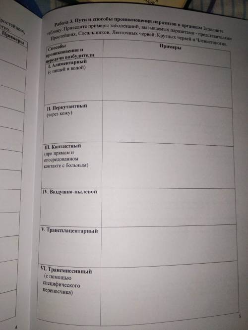 Заполните таблицу ( если имеется возможность напишите ссылку откуда списывать ответы на таблицу)