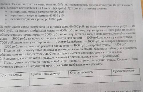 решить, таблицу можно не заполнять 