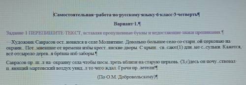 ПЕРЕПИШИТЕ ТЕКСТ , вставляя пропущенные буквы и недостающие знаки применения