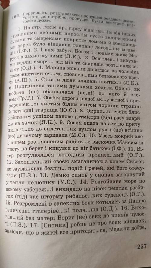 Вставити розділові знаки 