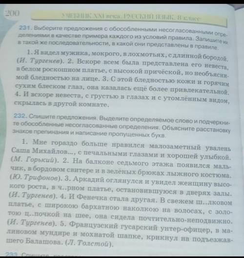 Русский язык, 8 класс, давидюк,упражнение 231-232. Буду очень благодарна, если решите ;)