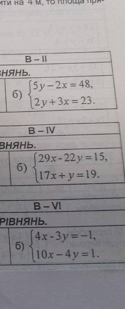 Система лінійних рівнянь з двома змінними