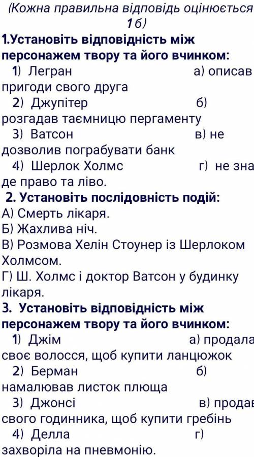 Установіть вудповідність 