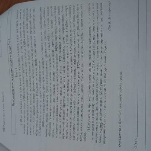 Быстрее определите основую мысль текстаи запешите микротему 2-ого абзаца