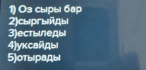 3.111 бет, 10- тапсырма сөйлем құрастырып жаз.вот слова <3