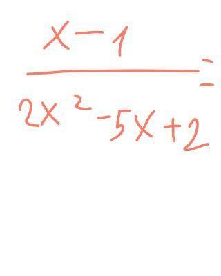 решите . При каких значениях переменной имеет смысл выражение x-1/2x^2-5x+2