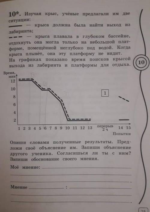 Изучая крыс,ученые предлагали им 2 ситуации: