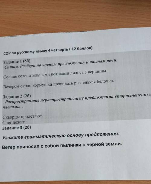 только чтобы правильно было поставлю лучший ответ 4 класс русский 