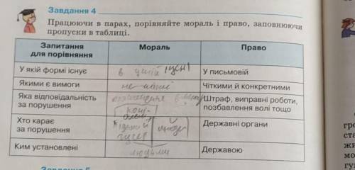 то что написано карандашом не понятно напишите свой ответ