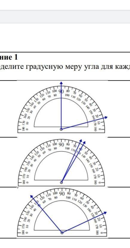 Определите градусную меру угла 