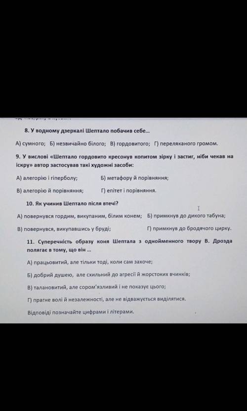іть українська література 8 клас
