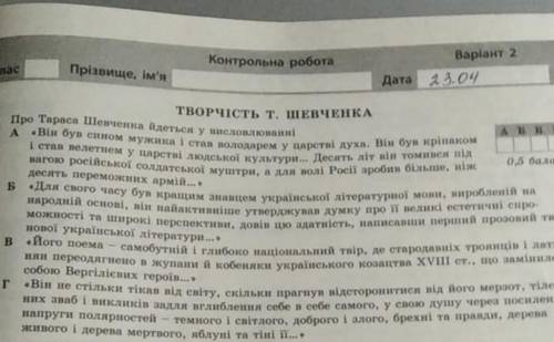 Про Тараса Шевченка йдеця у висловлювані