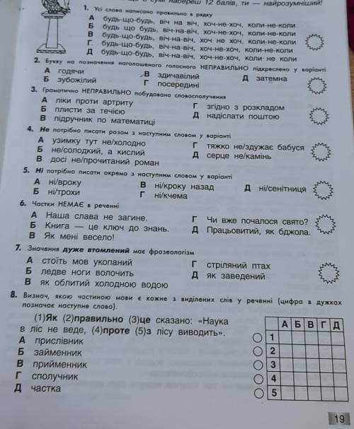Український терміноввирішіть тести