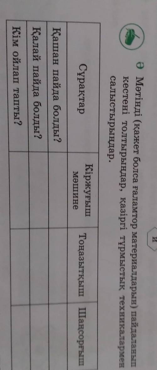 Мектеп ба 6 сынып қазақ тілі