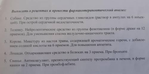 выписать рецепты по фармакологии