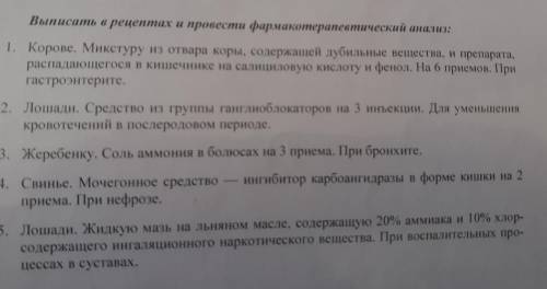 выписать рецепты по фармакологии