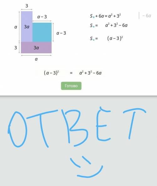 Учи ру площадь, подпиши стороны глубоко квадрата(там ответ)