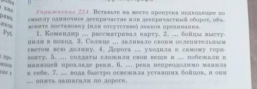 Упражнение 224 по русскому языку 8 класс 