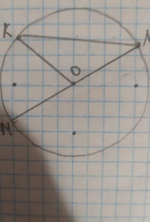 На рисунку Кута КОМ=89° точка О-центр кола.Знайдить Кут КNM 