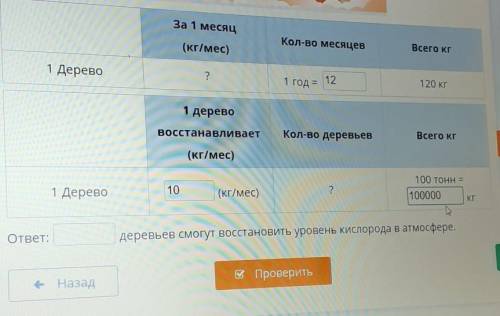Реши задачу Запиши ответ при запуске ракеты-носителя сгорает Примерно 100 тонн кислорода