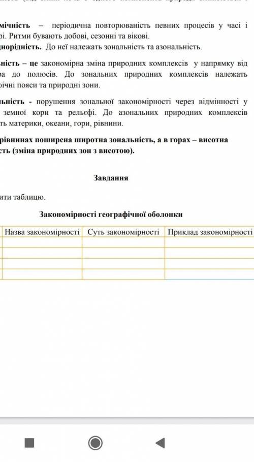 Закономірності географічної оболонки все на фото, 