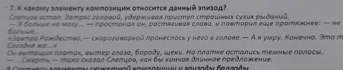 К какому элементу композиций относится данный эпизод?​