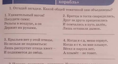 Отгадай загадки какой общей тематикой они объединены