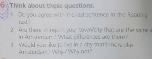 Think about these questions.