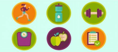 Writing Pre - writing activity. Part 1: Look at some healthy habits pictures and brainstorm your id