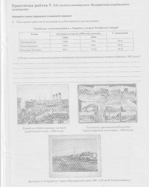 Розкрийте зв'язок між таблиці і малюнками використовуючи історичну термінологію
