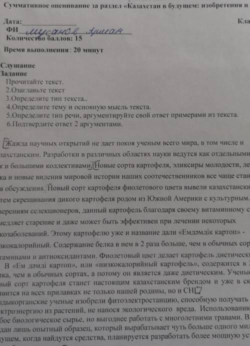 Сор по русскому языку 6 класс 4 четверть УМОЛЯЮ
