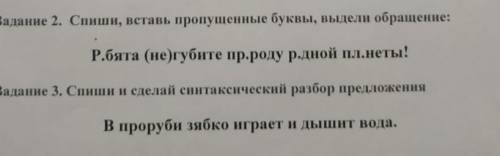 Спиши,вставь пропущенные буквы,выдели обращение! Ребята не губите природу родной планеты! Спиши и сд