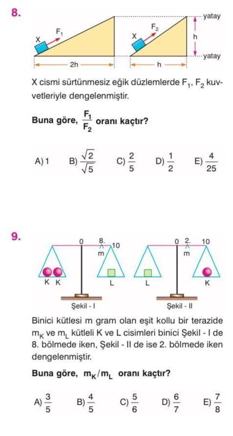 Bu 2 soruya baka bilirmisiniz lütfen 