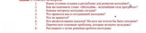 Какие условия в республике для развития молодёжи?