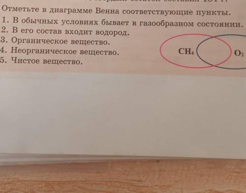 Отметьте в диаграмме венна соответствующие пункты​