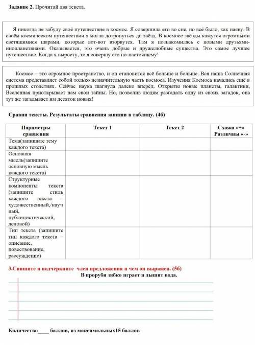 2 задание СОР по русскому плс
