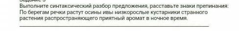 Составте синтаксический разбор 