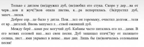 Выпиши из текста предложение с однородными членами и подчеркни их