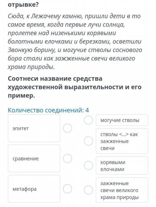 Какие средства художественной выразительности использует автор при описании пространства в данном от