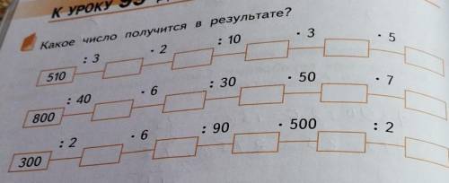 Какое число получится в результате?
