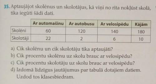 решить задание по математики на латышском 