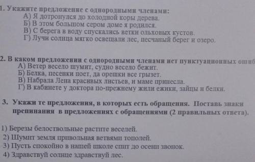 Выбери правильные ответы у меня соч​