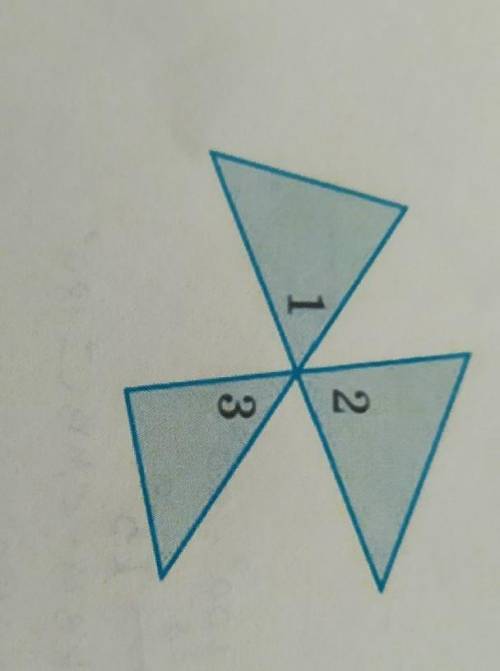 7. Найди сумму углов 1, 2 и 3.