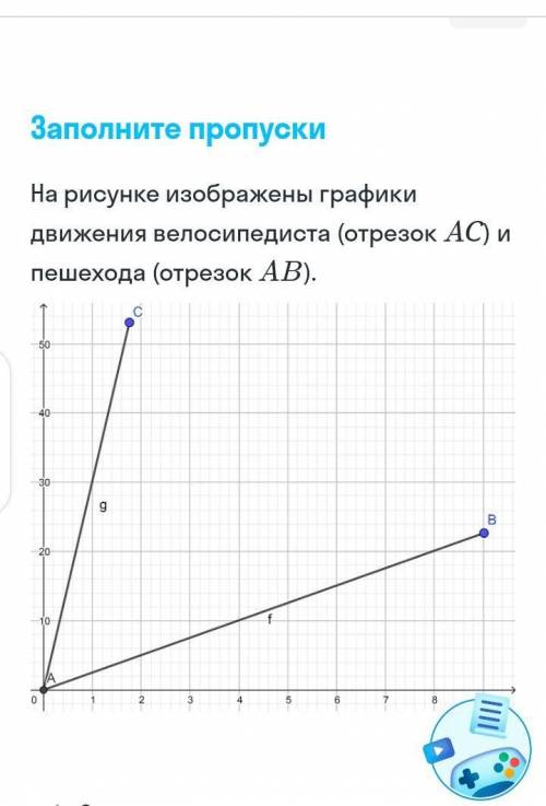 За 1 час велосипидист пронхал путь в раза больше, чем за тоже время